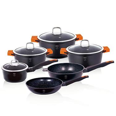 Imagem de Jogo de Panelas Tripla Camada de Marmore 10 peças Granit Diamond Berlinger Haus