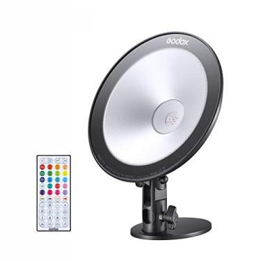 Imagem de Baugger CL10 RGB LED Multicolor Webcasting Luz ambiente 10W embutido 39 efeitos de suporta APP/controle remoto com excelente design de refrigeração