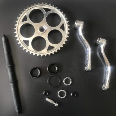 Imagem de DONSP1986 Kit de montagem de manivela larga 36T para bicicleta motorizada a gás de 2 tempos e 4 tempos
