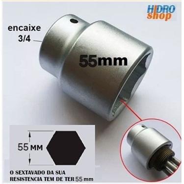 Imagem de Chave Para Resistência Aquecedores Acumulação 55mm Boilers Cumulus, Soletrol - SOQ55MM