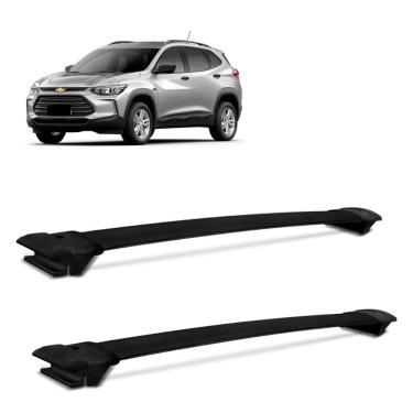 Imagem de Rack de Teto Travessa Tracker 2020 a 2024 Alumínio Preto