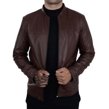 Imagem de Jaqueta Jack Slim Couro Masculina-Masculino