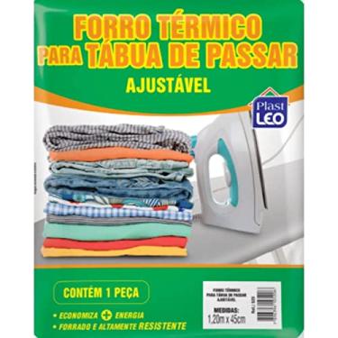 Imagem de PlastLeo Forro Térmico para Tábua de Passar Roupa - Ajustável (0,45x1,20m) (Ref.: 520), Sem Cor