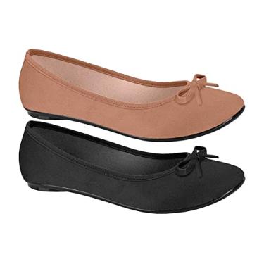 Imagem de Sapatilha Moleca Casual Feminino, Bege, 35