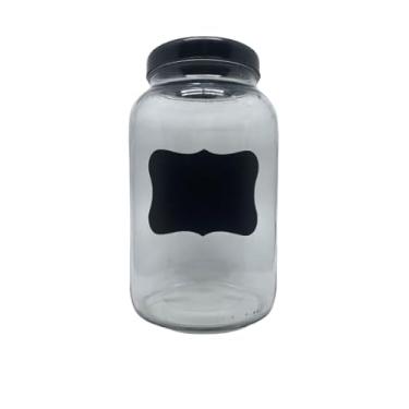 Imagem de Pote de Vidro Cristalino para Mantimentos, 3 Litros, Tampa de Plástico, Ideal para Arroz, Feijão, Açúcar, Café, Farinha, Biscoito, Macarrão