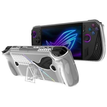 Imagem de Miimall Capa protetora para console de jogos ROG Ally X 2024, ajuste fino para Asus Rog Ally X, capa com suporte, à prova de choque, antiarranhões, ultratransparente para acessórios ASUS ROG Ally X