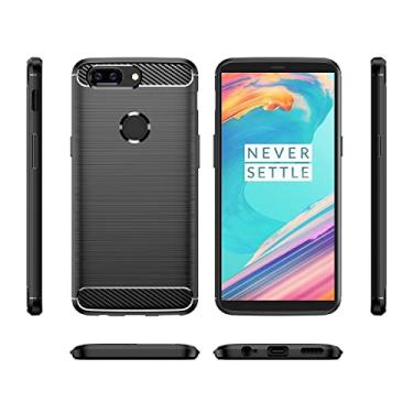 Imagem de Capa para OnePlus 5T, tecnologia de absorção de choque TPU com moldura elevada protetora para OnePlus 5T (preto)
