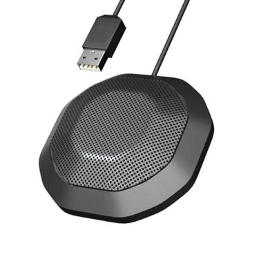 Imagem de Microfone Condensador, Microfone de Conferência, Microfone para Pc Com Função Touch-mute para Voz de Jogo, Vídeo na Internet, Microfone Ao Vivo (Plugue USB)