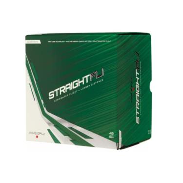 Imagem de Maxfli Bolas de Golfe Brancas Straightfli - Pacote com 48_Baixa Compressão_Maior Velocidade_Alinhamento Alignment Aid_Entregar Voo Mais Reto