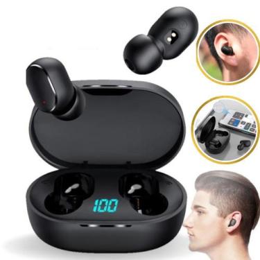 Imagem de Fone De Ouvido Sem Fio Bluetooth A6s Pro Preto In-ear - e6s, Preto