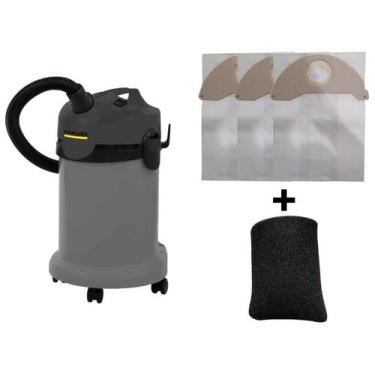 Imagem de Kit 3 Sacos Descartáveis Aspirador Karcher NT 20/1 + Filtro - Oriplast