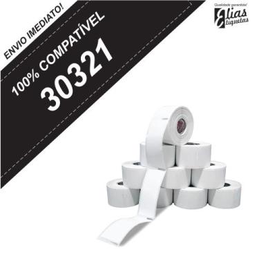 Imagem de 5 Rolos Etiqueta 30321 - Para Impressora Dymo 450 - ELIAS ETIQUETAS