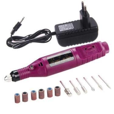 Imagem de Kit Lixadeira Rotativa Para Unhas Multi Velocidades - BCS BORA COLEGA 