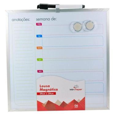 Imagem de Lousa Magnética Dias da Semana com Caneta e Imã 29Cm - Mai Home