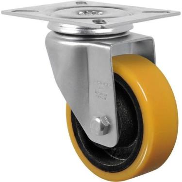 Imagem de Rodízio Giratória De Poliuretano 3 Pol. 75Mm Suporta 170Kg - Schioppa