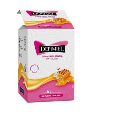Imagem de Cera deo natural 1000g - 4 tabletes x 250g - Depimiel
