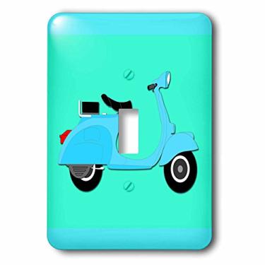 Imagem de 3dRose lsp_218434_1" Interruptor de botão único com imagem legal para motocicleta