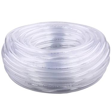 Imagem de DERPIPE Tubo de PVC de vinil transparente 3/16" ID X 5/16" OD Mangueira flexível de grau alimentício 50 pés