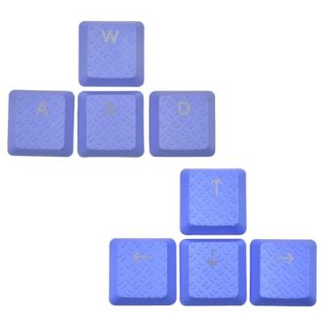 Imagem de Substituição de teclas retroiluminadas com textura de tatilidade adequada para teclado mecânico gamer Logitech G813/G815/G913/G915 TKL RGB (WASD + teclas de seta) (roxo)