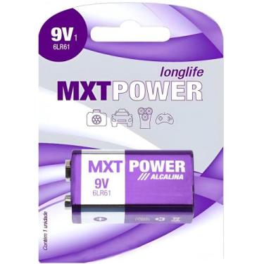 Imagem de Bateria 9 V Alcalina Pré Amplificador Ativo Violão Baixo - MXT