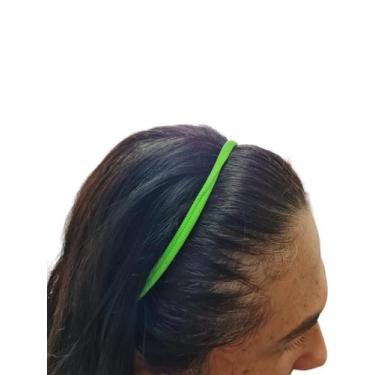 Imagem de Tiara elástica macia de cabelo colorida neon- 4un - Lynx produções