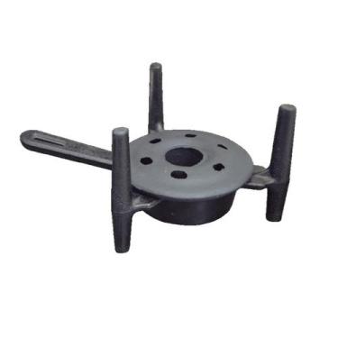 Imagem de Fogareiro de Ferro Fundido a Álcool Para Bifeteiras 15cm - Rig Fundido