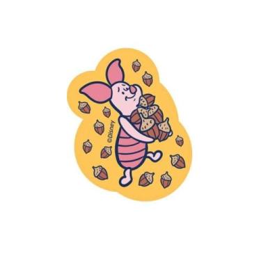 Imagem de Borracha Decorada Ursinho Pooh com Formas TRIS, Laranja