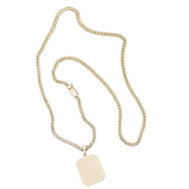 Imagem de Cordão Corrente Grumet 3mm com Pingente mensagem - A.R Variedades MT