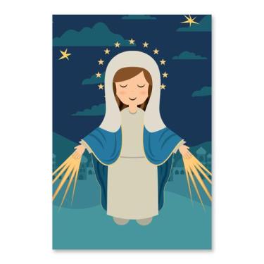 Imagem de Placa Decorativa MDF Nossa Senhora das Graças 30x40cm - Quartinhos