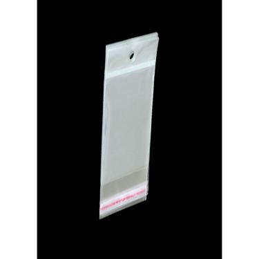 Imagem de Saco Adesivado Plástico Transparente Com Solapa 8,5x22cm 500 Unidades