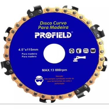Imagem de Disco Corte Desbaste Para Madeira Motoserra 115 X 22,23mm - Profield