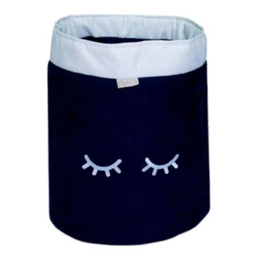 Imagem de Cesto Organizador Para Brinquedos  - Bebê & Enxoval, Cílios Marinho/Cr