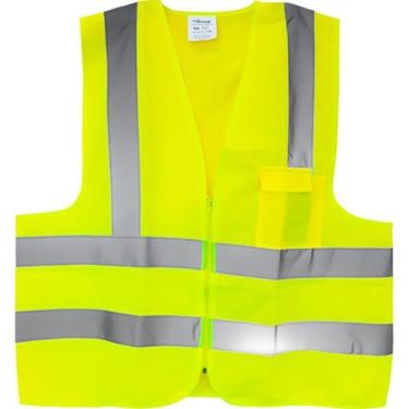 Imagem de Colete Para Sinalizacao Plastcor 1 Bolso Amarelo Fluorescente Xg