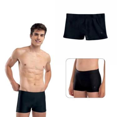 Imagem de 300.05 Mash Sunga Boxer Lisa Adulto com Vivo Lateral, Homem, M, Preto