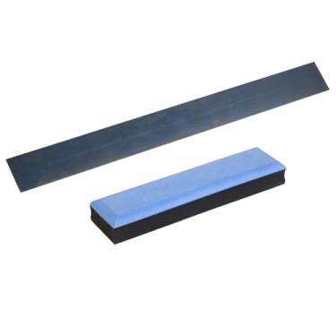 Imagem de Pintando Carro, Kit Taco Lixador Manual 7x28 Cm Mais Regua Aplicar Massa Quantidade de cascalhos:0;Cor:Azul