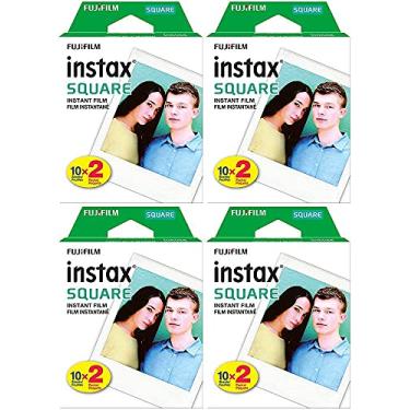 Imagem de Fujifilm Filme Square Twin Pacote, 20 Exposições (4 Caixas)