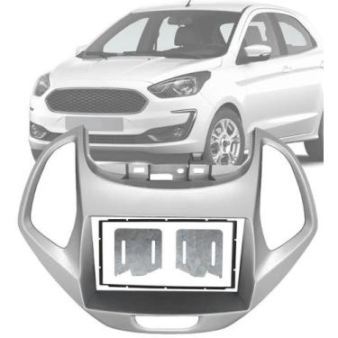 Imagem de Moldura Painel 2 Din 7 Polegadas Ford Ka 2019 Até 2021 Hatch - Ludovic