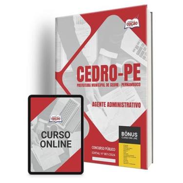 Imagem de Apostila Prefeitura de Cedro - PE 2024 - Agente Administrativo - Apost
