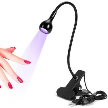 Imagem de Luminária Led Uv Ajustável Secador Para Unhas Gel Bivolt - LUZ UV