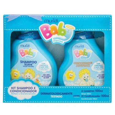 Imagem de Kit Baby Muriel Shampoo e Condicionador 100ml Baby Muriel