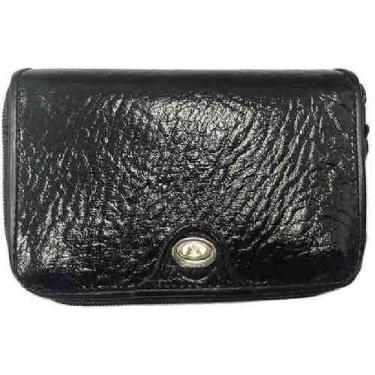 Imagem de Carteira Mitty Em Couro Com Ziper  Preto  - Z1