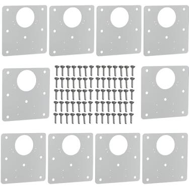 Imagem de Fassin Shop, 10 Placas Reparo Para Dobradiças De Porta Armário MDF FS.QDD