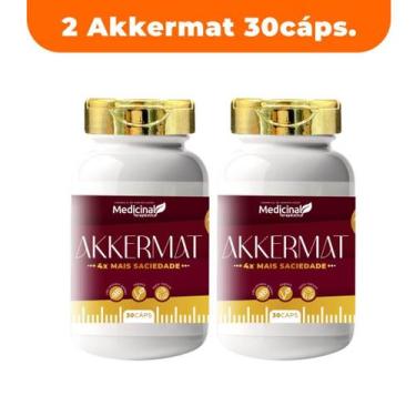 Imagem de Kit 2 Frascos Akkermat 150mg 30 Cápsulas ORIGINAL - MEDICINAL TERAPEUT