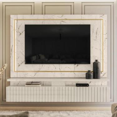 Imagem de Painel Bancada Suspensa Com LED Tvs até 75 polegadas Gaia - Madetec, C