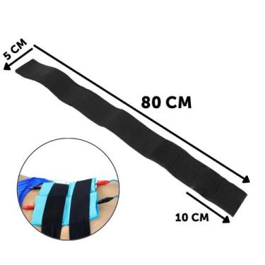 Imagem de Cinta Faixa Elástica Para Eletrodos Corrente Russa Tens 60cm - Aradesc