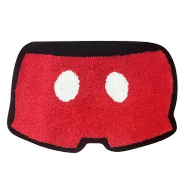 Imagem de GOODNHAPPY Tapete de porta fofo de desenho animado para quarto de meninos, mouse engraçado, acessórios de decoração de banheiro, tapete antiderrapante para quarto de meninas, decoração de casa, tapete