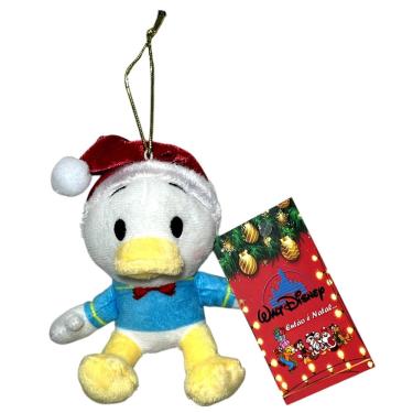 Imagem de Ornamento Enfeite De Pelúcia Para Árvore De Natal - Boneco Pato Donald - Decoração Natalina - Personagem Em Desenho Turma Do Mickey E Minnie Mouse - D