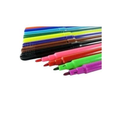 Imagem de Caneta Hidrocor 24 Cores Leo&leo, Quantidade