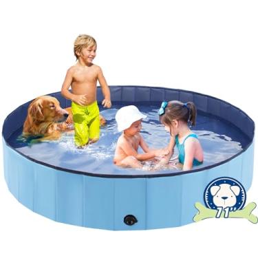 Imagem de Eooqi Banheira Dobrável Para Cães, Piscina De Plástico De 71'', Banheira Profissional Para Crianças, Banheira Dobrável Para Higiene De Animais De Estimação, Crianças, Bebês E Crianças Pequenas, 71