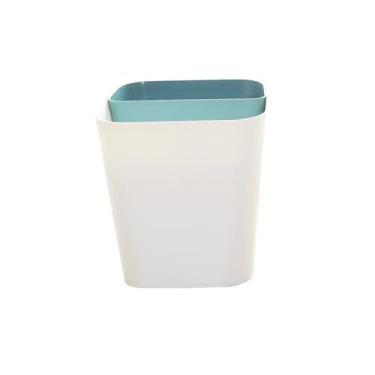 Imagem de Lixeira Lixeira Separada Resina Plástica Lixeira de Mesa Lixeira Quadrada Classificação de Lixo de Papel (Multicolorido disponível Lixeira(Blue,Grande)